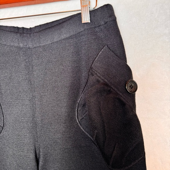 NWT Larisa selyanina knee length black pants capris (large review measurements) - Picture 4 of 13